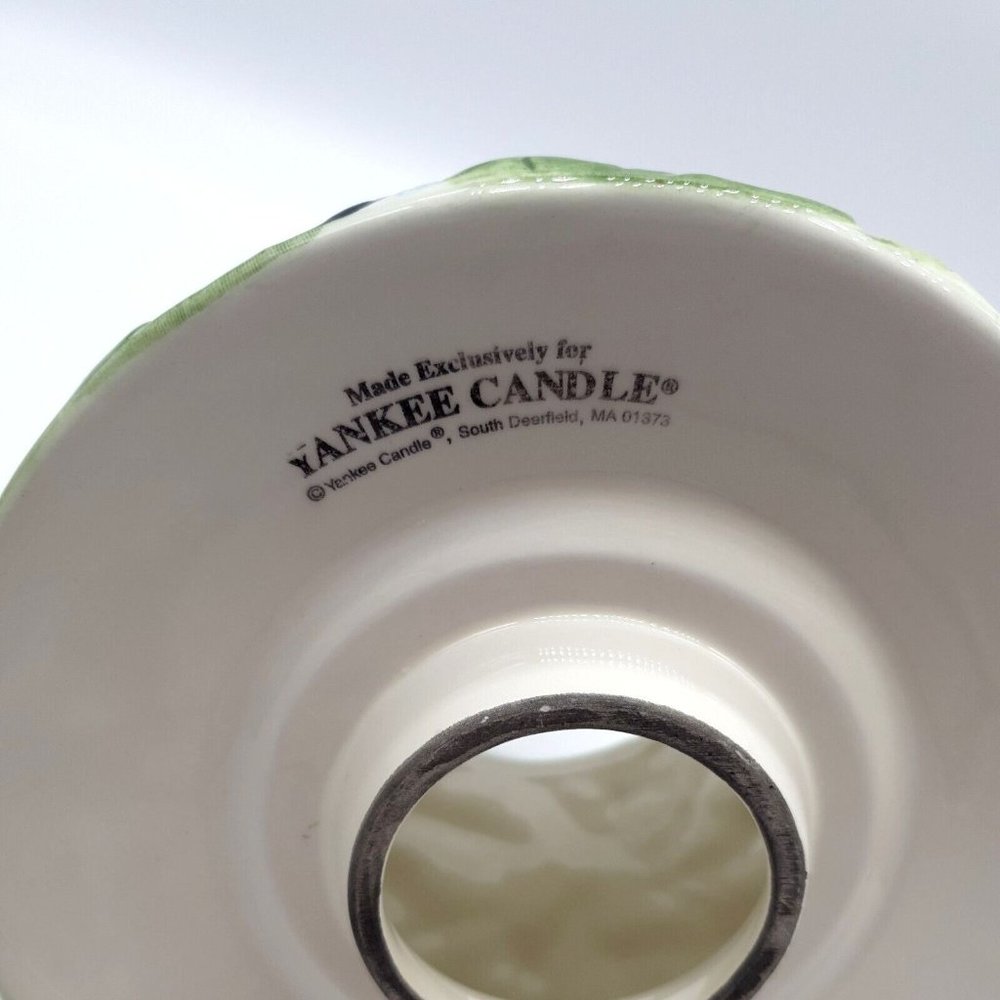 Yankee Candle Tropical Ceremic Candle Shade Lg Clean Hand Painted Parrot Tucan - Picture 9 of 13